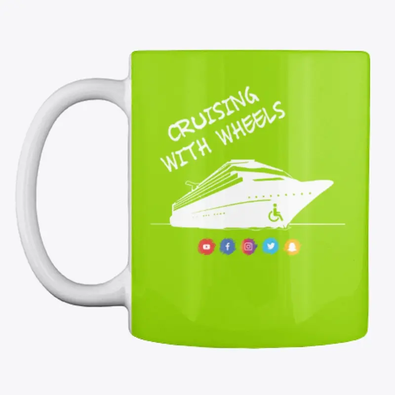 Cruising With Wheels Logo Mug